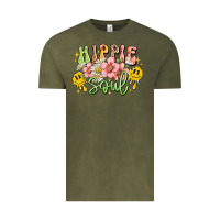 Vintage Olive hippie soul Vintage Tee - JahusDesignShop