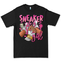 Black Pink and white sneaker girl Premium Tee - RanaPortraitStore