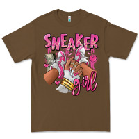 Cacao Pink and white sneaker girl Premium Tee - RanaPortraitStore