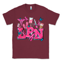 Burgundy lpn cancer  nurse with Classic Tee - AdoDesignShop