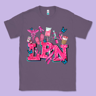 Lpn Cancer  Nurse With Classic Tee Designed By Adodesignshop