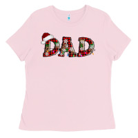 Bubblegum Pink christmas dad Ladies Tee - AdoDesignShop