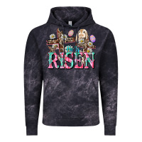 Cloud Black He is risen Easter Day Vintage Hoodie - CowGirlArtShop