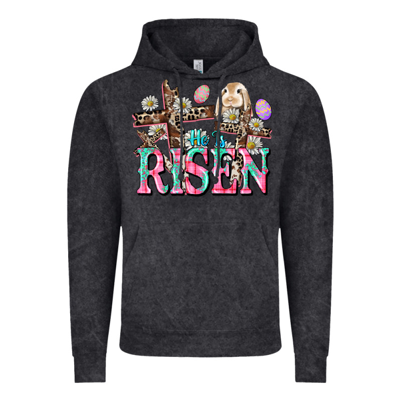 He Is Risen Easter Day Vintage Hoodie by CowGirlArtShop | Teevron