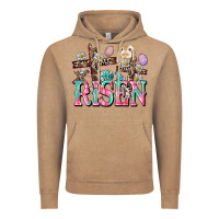 Vintage Coffee He is risen Easter Day Vintage Hoodie - CowGirlArtShop