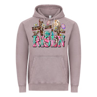 Vintage Zinc He is risen Easter Day Vintage Hoodie - CowGirlArtShop