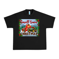 Black small town christmas mousepad Urban Heavy Tee - BundleAndBundleShop