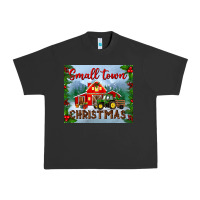 Pigment Black small town christmas mousepad Urban Heavy Tee - BundleAndBundleShop