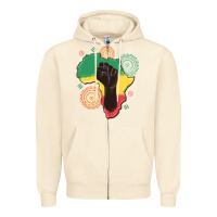 Sandshell africa map Zipper Hoodie - MaliasSmallBusiness