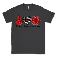 Smoke peace love back to red Classic Tee - Artiststas