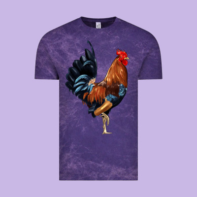 Cockerel Vintage Tee Designed By Jahusdesignshop