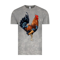 Cloud Rock cockerel Vintage Tee - JahusDesignShop