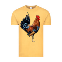 Vintage Mustard cockerel Vintage Tee - JahusDesignShop