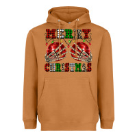 Meerkat Merry Christmas skeleton hands boobs Heavyweight Hoodie - NancyCooperArtShop