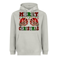 Moon Dust Merry Christmas skeleton hands boobs Heavyweight Hoodie - NancyCooperArtShop