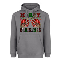 Storm Merry Christmas skeleton hands boobs Heavyweight Hoodie - NancyCooperArtShop