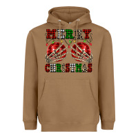 Toasted Coconut Merry Christmas skeleton hands boobs Heavyweight Hoodie - NancyCooperArtShop