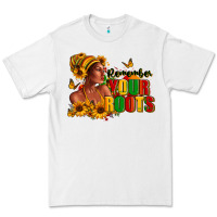 White Remember your roots Afro American Premium Tee - RanaPortraitStore
