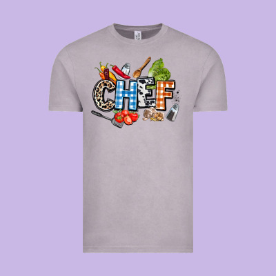 Chef Vintage Tee Designed By Adodesignshop
