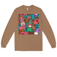 Toasted Coconut floral easter gnomes seamless pattern Long Sleeve Tee - Artiststas