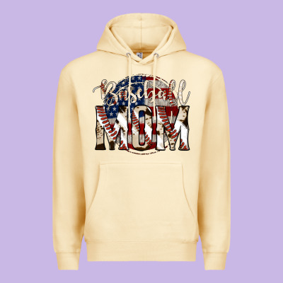 American Baseball Dad Premium Hoodie Designed By Bettercallsaul