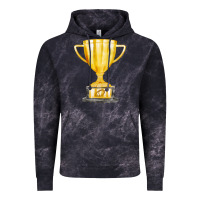 Cloud Black throphy cup Vintage Hoodie - FaDigitalArtStudio