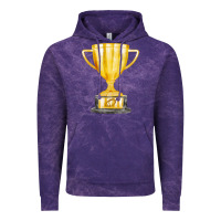 Cloud Purple throphy cup Vintage Hoodie - FaDigitalArtStudio