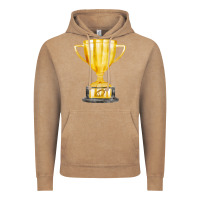 Vintage Coffee throphy cup Vintage Hoodie - FaDigitalArtStudio