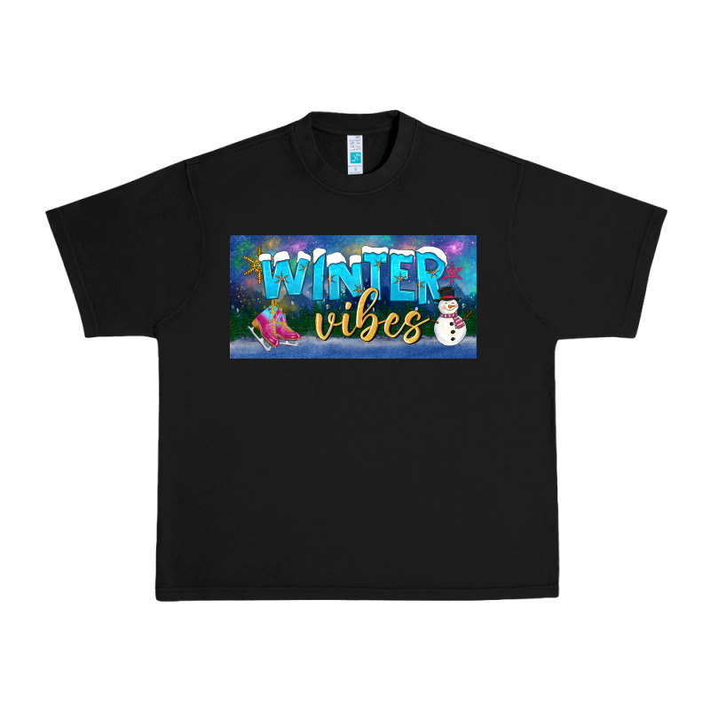 Winter Vibes License Plate Urban Heavy Tee by BundleAndBundleShop | Teevron