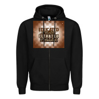 Black educated motivated elevated melanated Zipper Hoodie - MaliasSmallBusiness