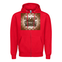Red educated motivated elevated melanated Zipper Hoodie - MaliasSmallBusiness
