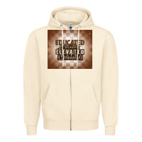 Sandshell educated motivated elevated melanated Zipper Hoodie - MaliasSmallBusiness