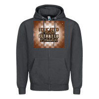 Smoke educated motivated elevated melanated Zipper Hoodie - MaliasSmallBusiness