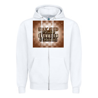 White educated motivated elevated melanated Zipper Hoodie - MaliasSmallBusiness