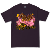 Plum Self love pink afro nails Premium Tee - RanaPortraitStore