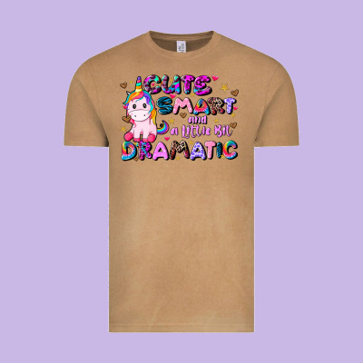 Cute Smart And A Little Bit Dramatic Vintage Tee Designed By Jahusdesignshop