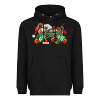 Black Christmas Game Controller Heavyweight Hoodie - MaliasSmallBusiness