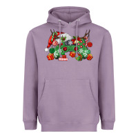 Lavender Christmas Game Controller Heavyweight Hoodie - MaliasSmallBusiness