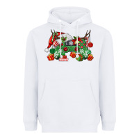 White Christmas Game Controller Heavyweight Hoodie - MaliasSmallBusiness