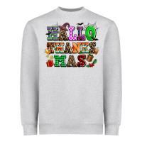 Heather Grey hallothanksmas Heavyweight Sweatshirt - AdoDesignShop