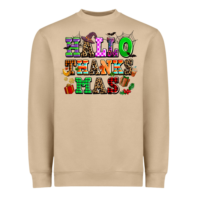 Hallothanksmas Heavyweight Sweatshirt by AdoDesignShop | Teevron