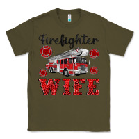 Army Green firefighter wife Classic Tee - Artiststas