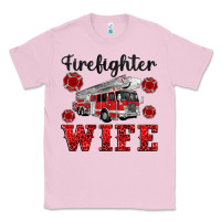 Bubblegum Pink firefighter wife Classic Tee - Artiststas