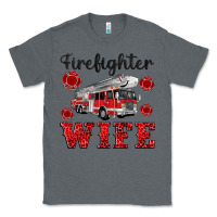 Charcoal Heather firefighter wife Classic Tee - Artiststas