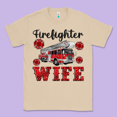 Firefighter Wife Classic Tee Designed By Artiststas