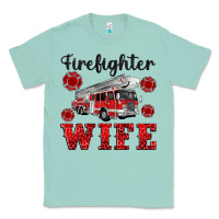 Seafoam firefighter wife Classic Tee - Artiststas