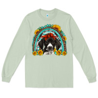 Matcha german shorthaired pointer western rainbow Long Sleeve Tee - Artiststas