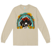 Mushroom german shorthaired pointer western rainbow Long Sleeve Tee - Artiststas