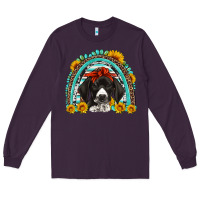 Plum german shorthaired pointer western rainbow Long Sleeve Tee - Artiststas