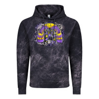 Cloud Black halloween rainbow Vintage Hoodie - CowhideDigitalArt
